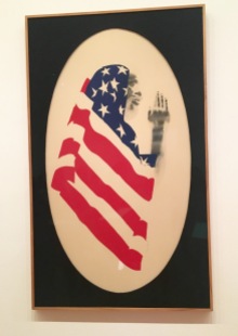 David Hammons, Pray for America, 1969, pigment and screenprint on paper